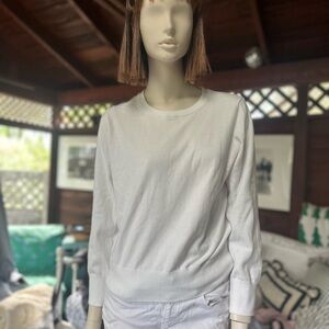 Old Navy White Crew Neck Sweater